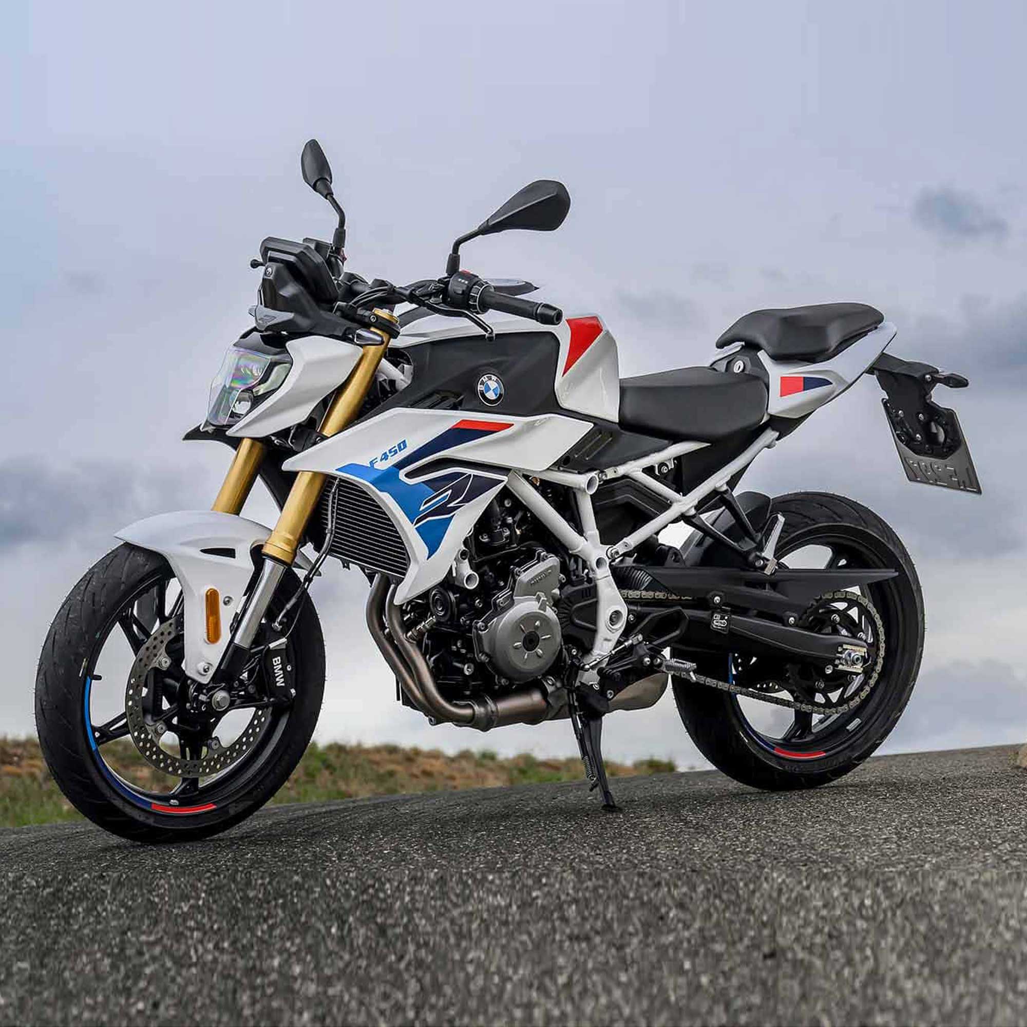 BMW F 450 R Mittelklasse BMW mit Spitzenwerten