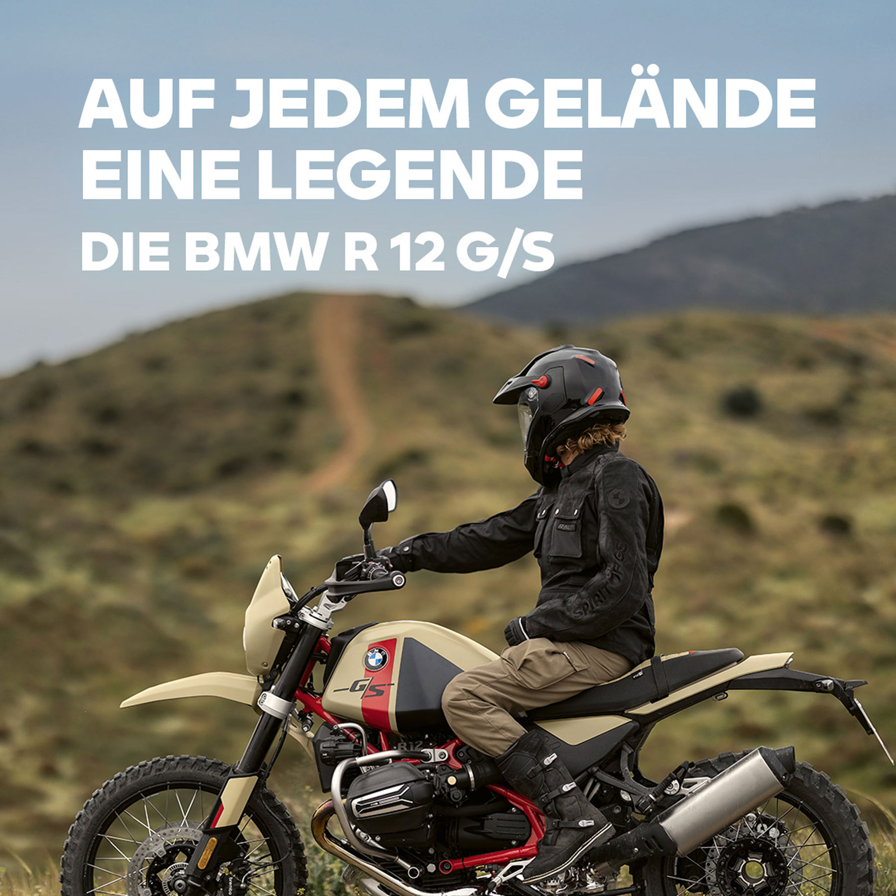 Die R 12 G/S ist bereit für Deine nächste Abenteuer-Tour.